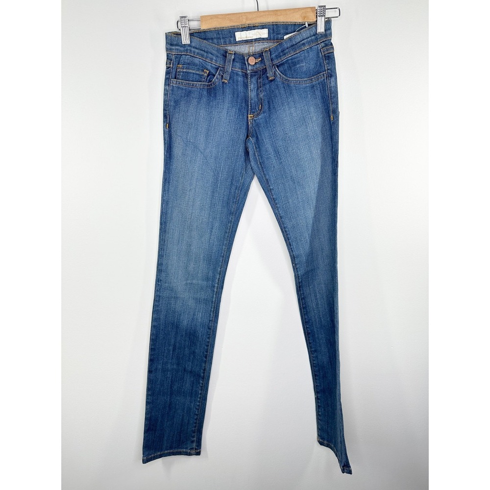Flying Monkey Medium Wash Blue Denim Straight Jeans Women's Size 0 NWT